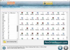 Memory Card Data Repair Software screenshot