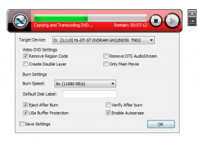 DVDneXtCOPY SimpleX screenshot