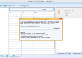 Softaken PST to NSF Converter screenshot