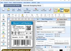 Barcode label Creators screenshot