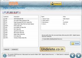 Undelete Camera Files screenshot