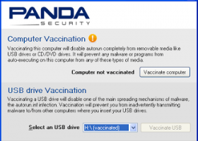 Panda USB Vaccine screenshot