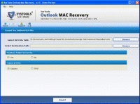 SysTools Outlook Mac Recovery screenshot