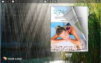 Flash Magazine Themes in Rain Style screenshot