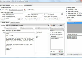 Database E-Mailer Trial screenshot