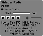 Sidebar Radio screenshot