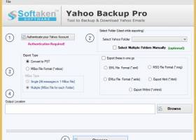 Softaken Yahoo Backup screenshot