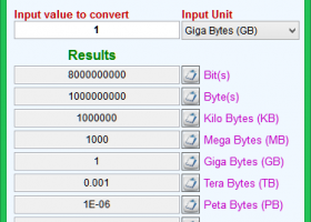 Byte Converter screenshot