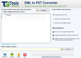 ToolsGround EML to PST Converter screenshot