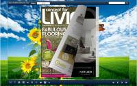 Flash flip book theme for sunflowers style screenshot