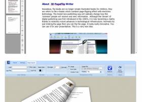 3DPageFlip Writer screenshot