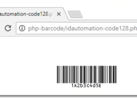 PHP Code 128 Generator screenshot