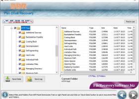 Pen drive File Recovery Application screenshot