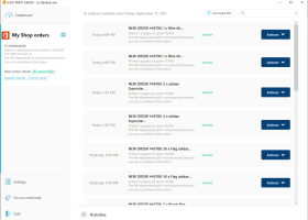 Auto Print Order screenshot