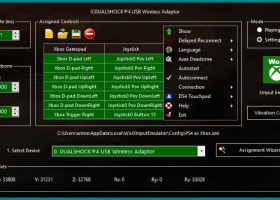 WoJ XInput Emulator screenshot