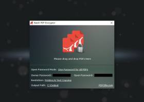 Batch PDF Encryptor screenshot