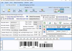 Inventory Tracking Barcode Maker Tool screenshot