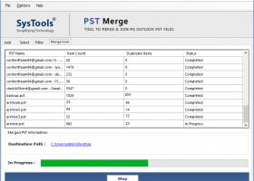 Merge Two PST Files screenshot