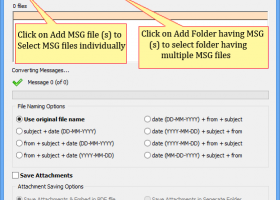 Convert MSG Mails to PDF screenshot
