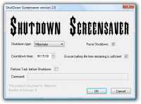 Shutdown Screensaver screenshot