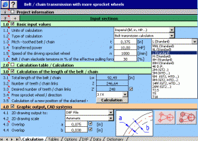 MITCalc Multi pulley calculation screenshot