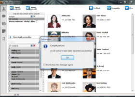 CopyTrans Contacts screenshot
