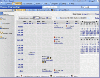 Web-based Group Calendar screenshot