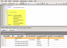 Invantive SQL Query Tool for Exact Onlin screenshot