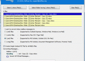 Thunderbird to Outlook Conversion screenshot