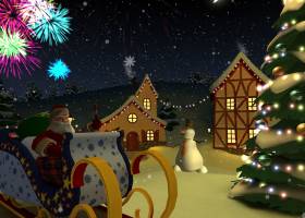 Christmas Holiday 3D Screensaver screenshot