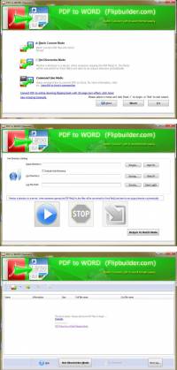 FlipBuilder PDF to Word (Freeware) screenshot
