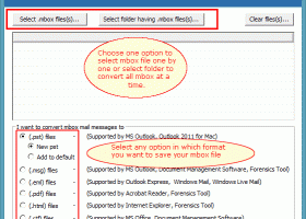 SoftLay MBOX Converter Software screenshot