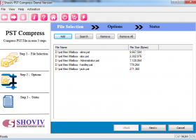 Compress PST File screenshot