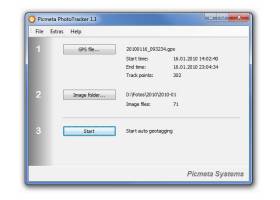 Picmeta PhotoTracker screenshot