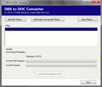 MailMigra DBX to DOC Converter screenshot