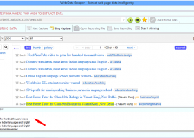 Web Data Scraper screenshot