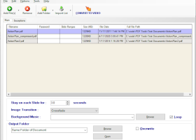 PDF to Video Converter screenshot