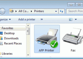 AFP Printer Driver for Windows screenshot