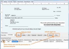 ezCheckDraft screenshot