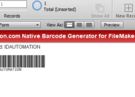Filemaker Code 39 Generator screenshot