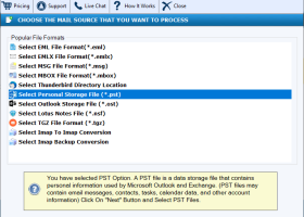 DailySoft PST to MBOX Converter screenshot