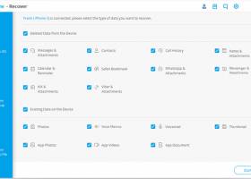 iPhone Data Recovery screenshot