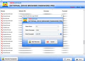 External Drive Browser Password Pro screenshot