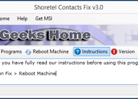 Shoretel Contacts Fix screenshot