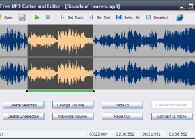 Free MP3 Cutter and Editor (Portable) screenshot