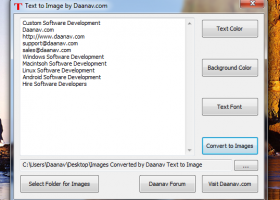 Text to Image Converter screenshot