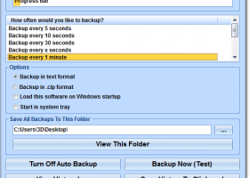 Automatic Clipboard Backup Software screenshot