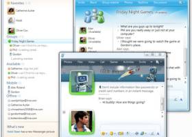 Windows Live Messenger 2009 screenshot