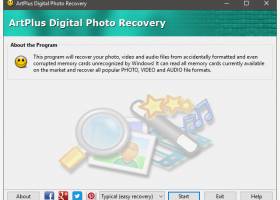 Art Plus Digital Photo Recovery screenshot