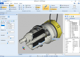 2D/3D cad: dwg, dxf, plt, cgm, svg, pdf screenshot